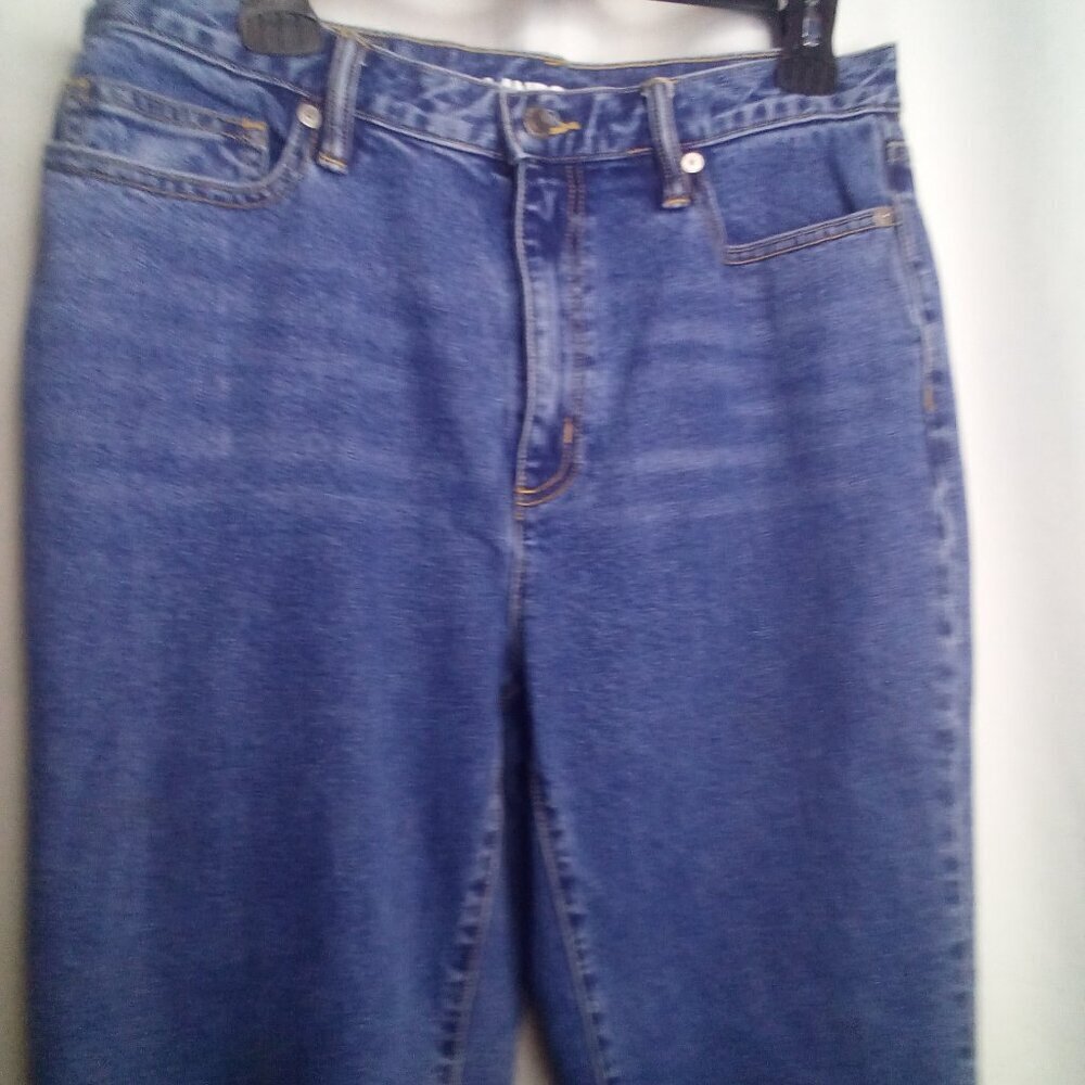 Lands' End Jeans 10 Women High Rise Straight Blue - Picture 13 of 15